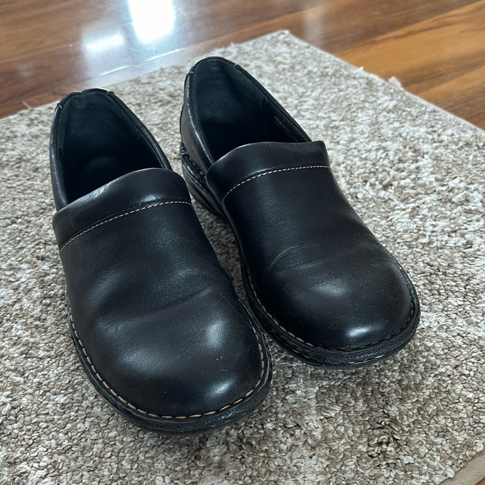 Born black loafers